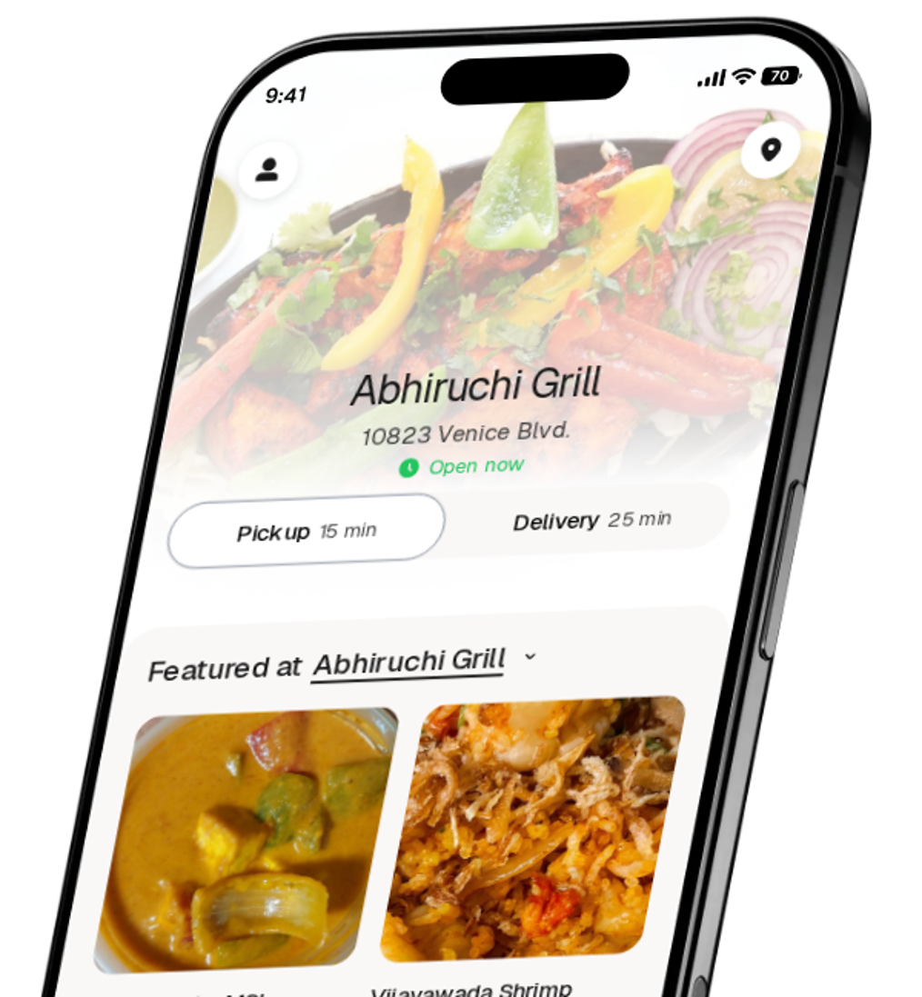 Abhiruchi Grill app preview