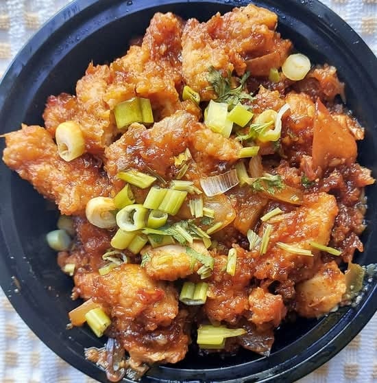 Chicken Manchurian.