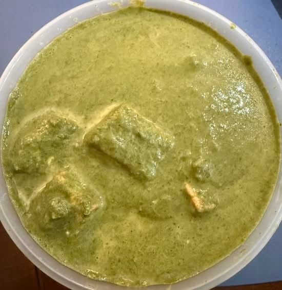 Saag Paneer.